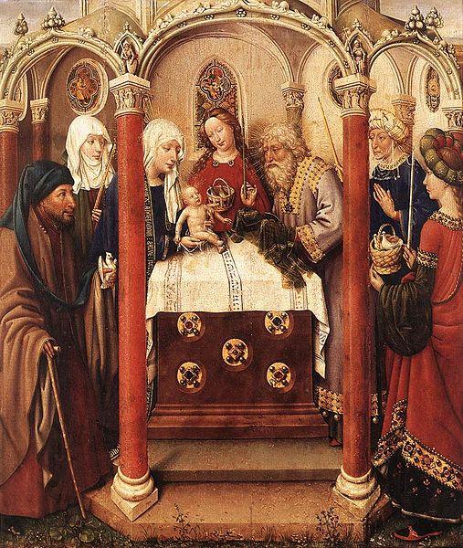 Jacques Daret Altarpiece of the Virgin Germany oil painting art